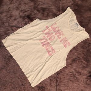 Mate love me two times tee tank